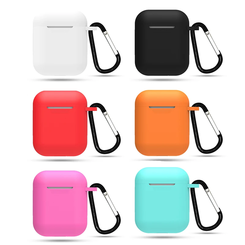 Мини Мягкий силиконовый чехол для Apple Airpods, ударопрочный чехол для Apple, гарнитура для Airpods, ультра тонкий защитный чехол Air Pods