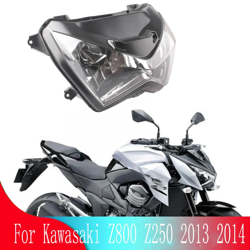 

Передняя фара для мотоцикла Kawasaki Z800 Z250 2013 2014 2015 2016/Z300 15-16, передняя фара, освещение Z 800/250/300
