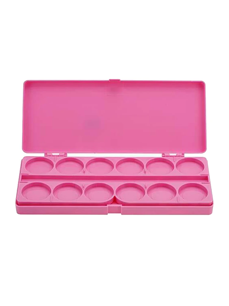 Палетка для дизайна ногтей с 24 ячейками пластиковая палитра рисования акварелью