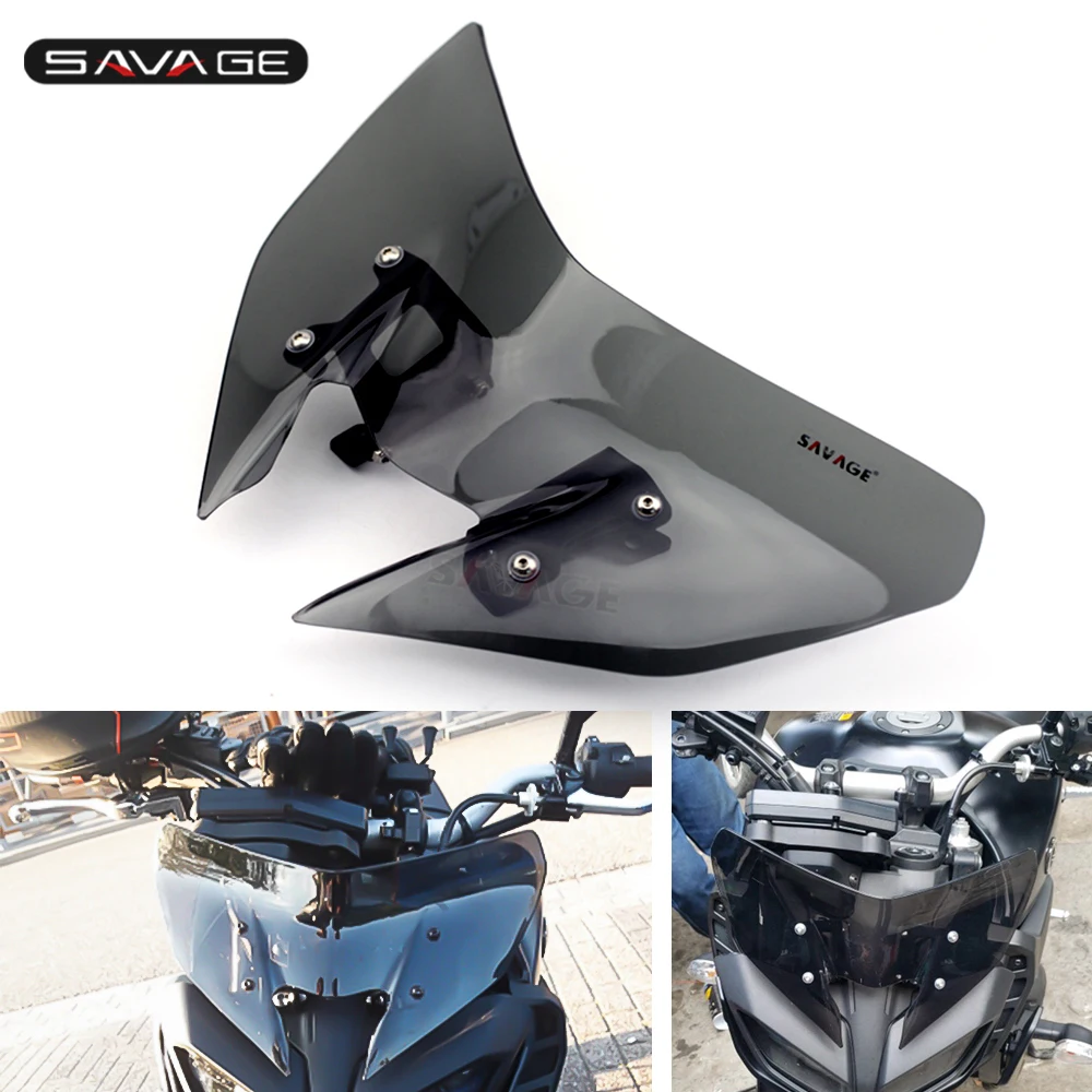 Лобовое стекло для Yamaha Mt 09 Fz 2017 2020 18 19 ветровое Pare brise аксессуары мотоциклов