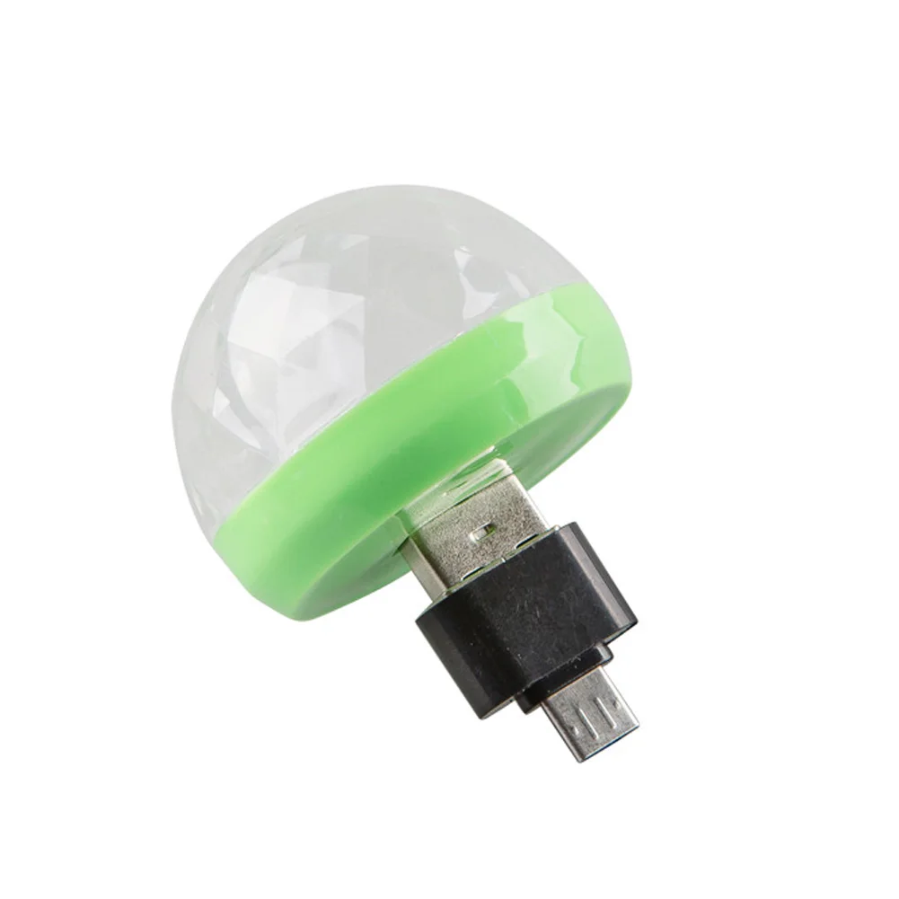 

Party Ball RFID Blocking Effect Portable Stage Crystal Decoration Mini USB Sound Control