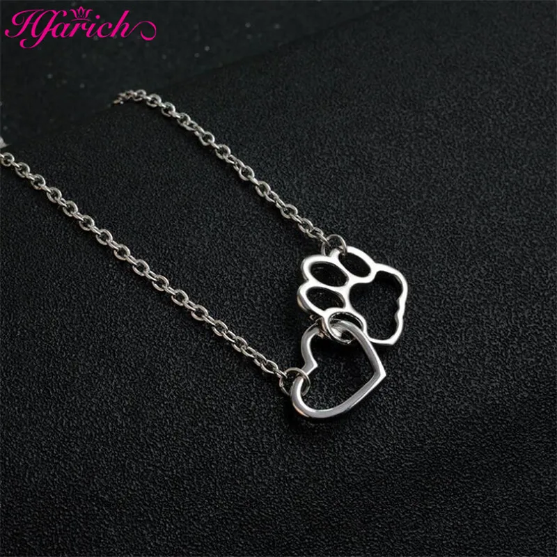 Ожерелье с отверстиями в форме лапы питомца милые животные собака кошка любовь