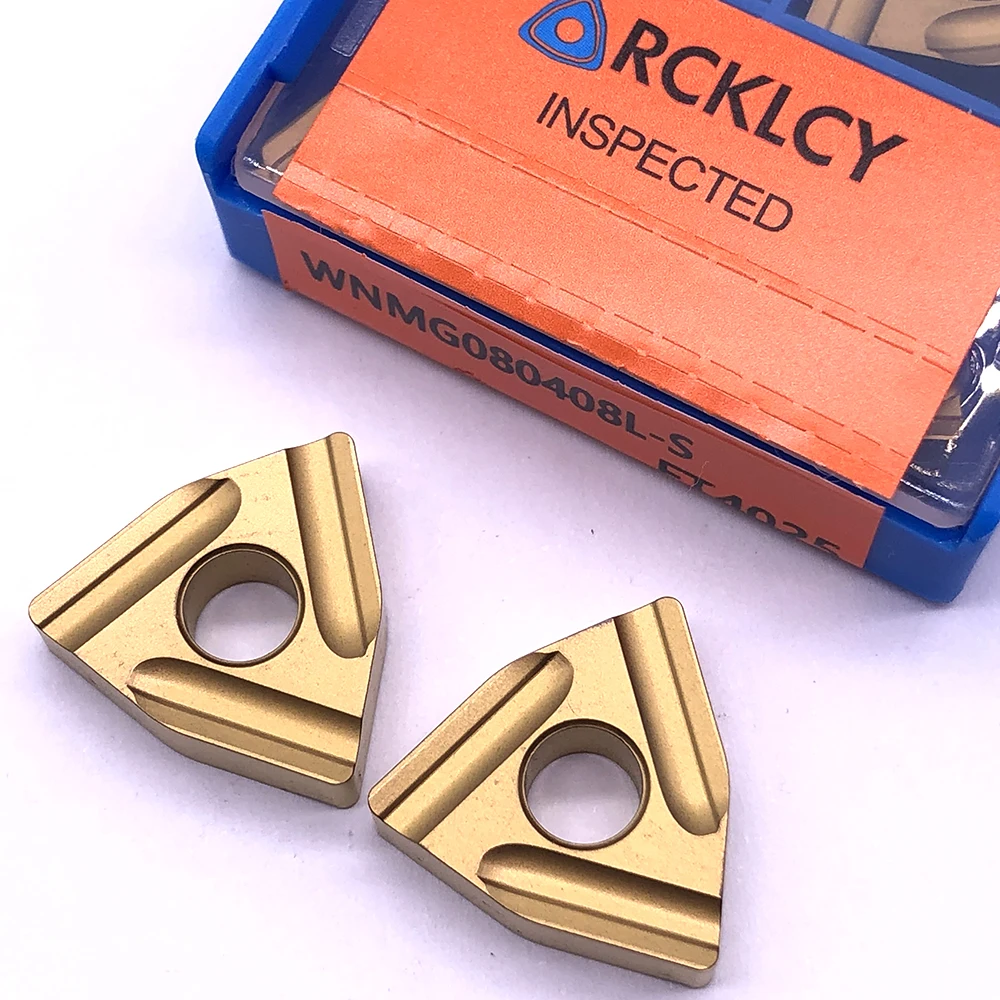 10 шт. инструмент для резки RCKLCY WNMG080408 L S FT4025 вольфрамовый карбид токарная вставка