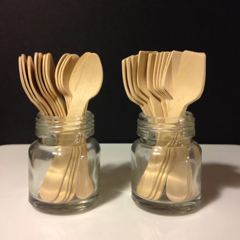 100 шт. детские столовые приборы для мороженого | Дом и сад