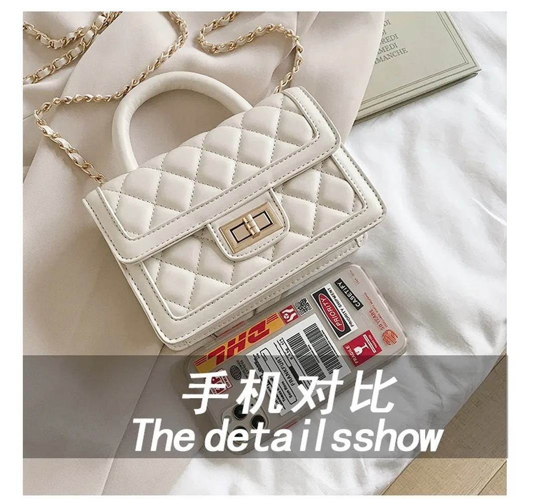 Качественные кожаные женские сумки на ремне с цепочкой маленькие для женщин