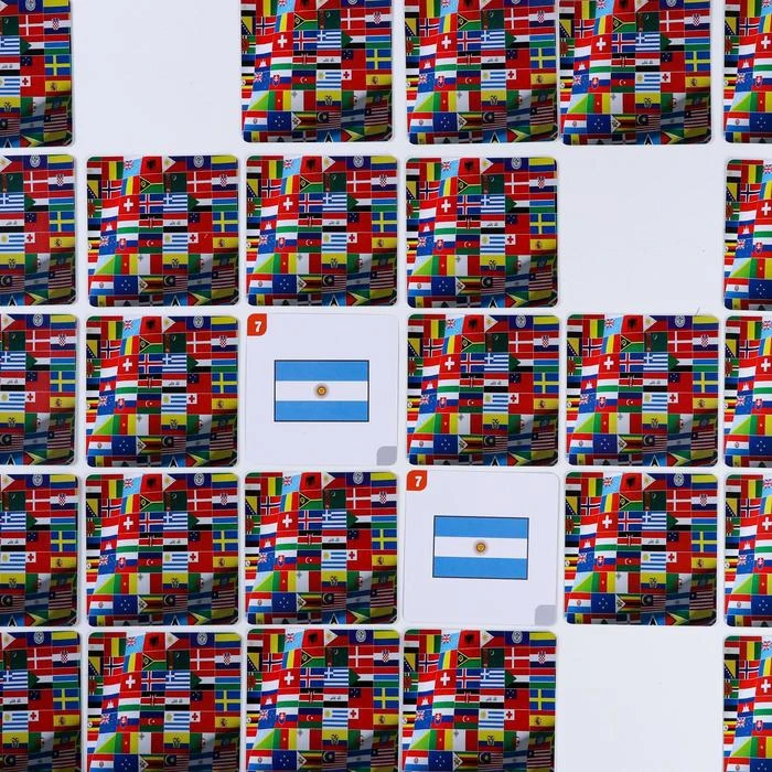 Настольная игра Мемо Флаги 50 карточек |