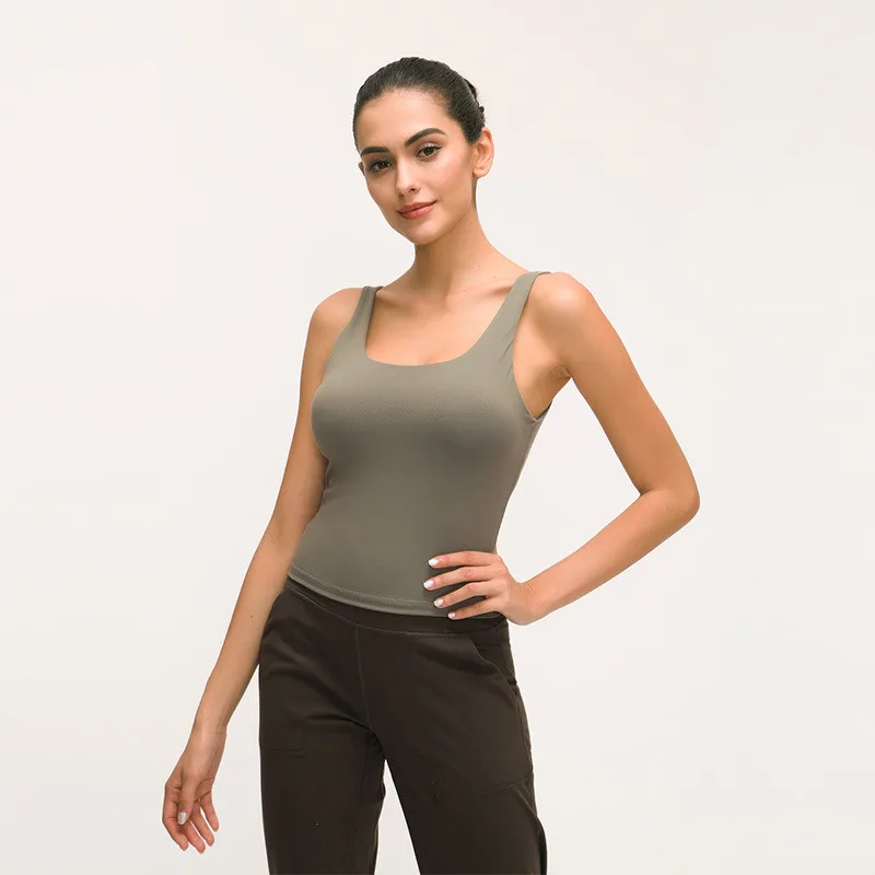 Быстросохнущая влаговпитывающая футболка для йоги Женская спортивная майка