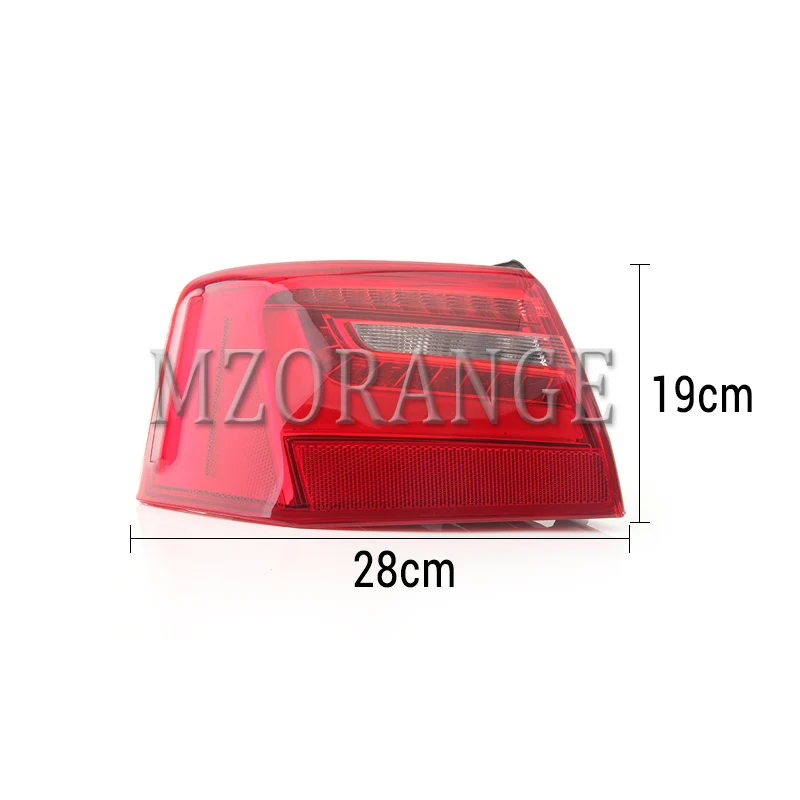 MZORANGE Tail светильник для Audi A6 C7 2012 2013 Красный светодиодный ВНУТРЕННИЙ Задний светильник Поворотная сигнальная лампа