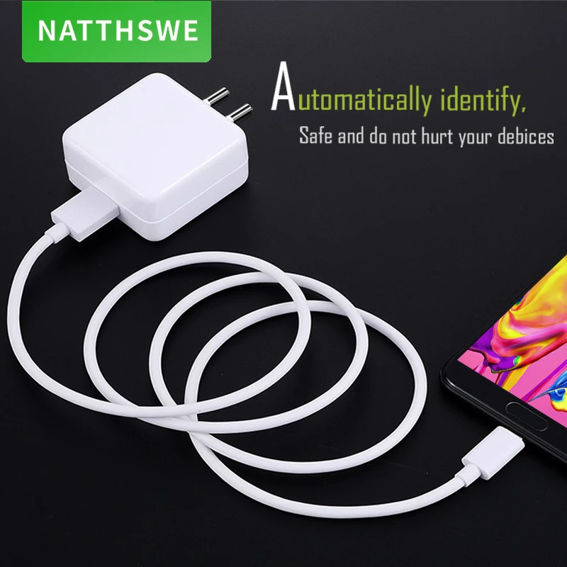 NATTHSWE 5V 4A один usb порт быстрое зарядное устройство разъем для OPPO Huawei Xiaomi Android iPhone