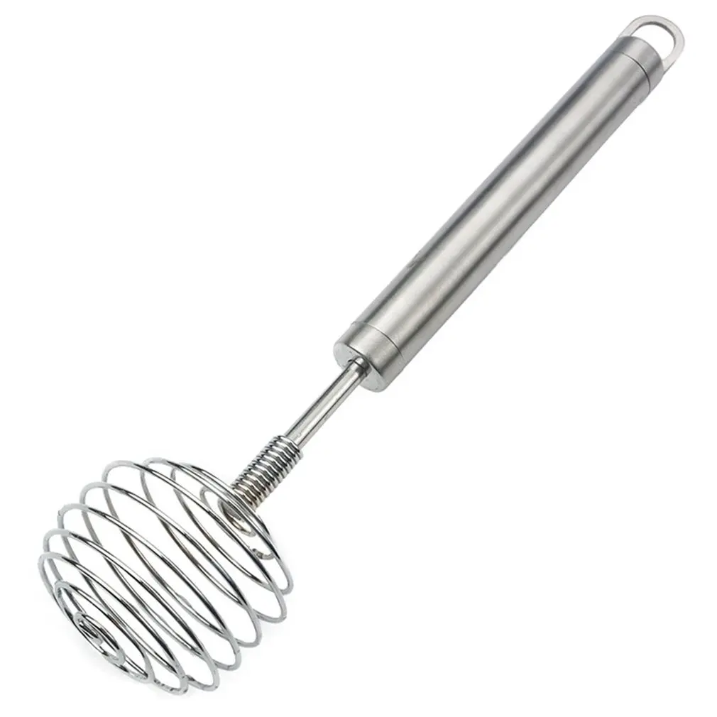 

NEW Egg Beater 304 Stainless Steel Egg Whisk Manual Hand Mixer Self Turning Egg Stirrer Kitchen Accessories Egg Tools
