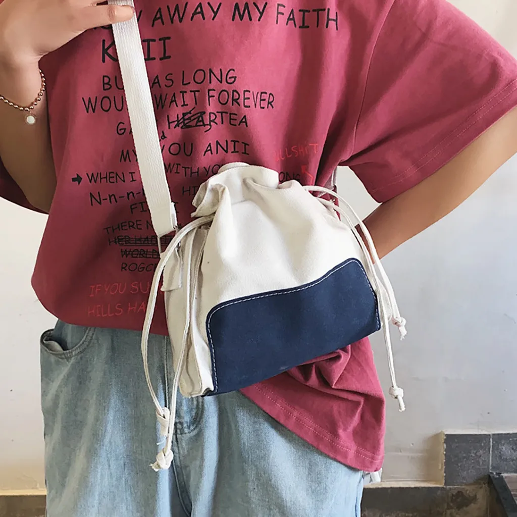 Женская сумка мешок для телефона на плечо кошелек пэчворк модная повседневная