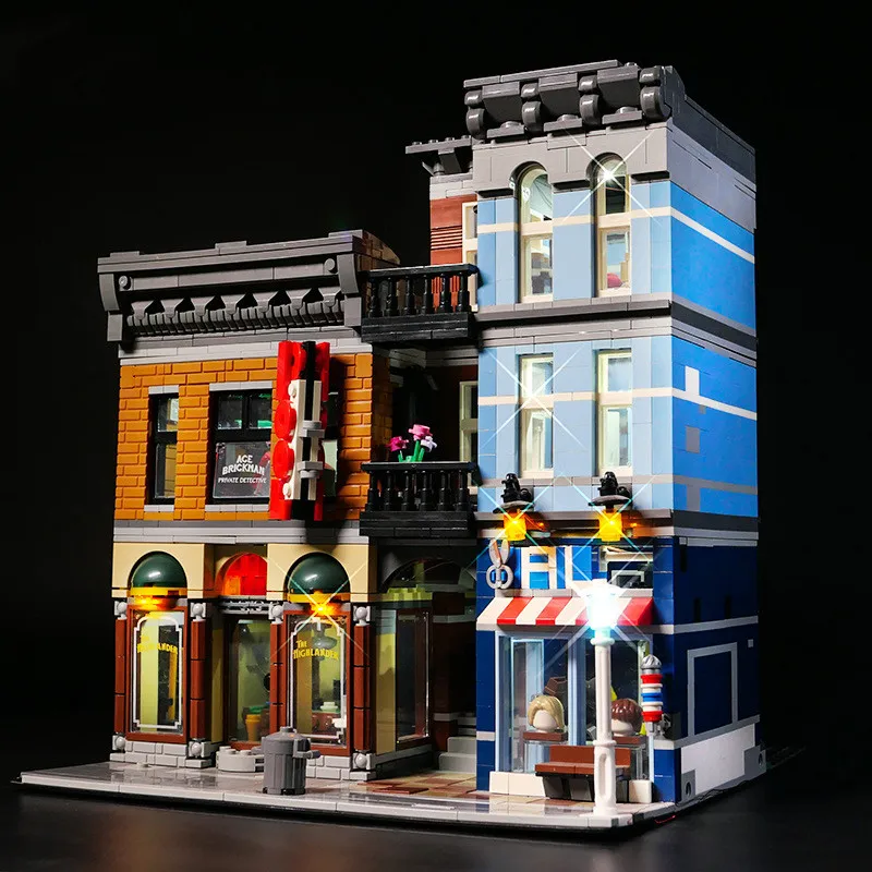 Набор со светодиодной подсветкой для строительных блоков LEGO 10246 Detective's Office