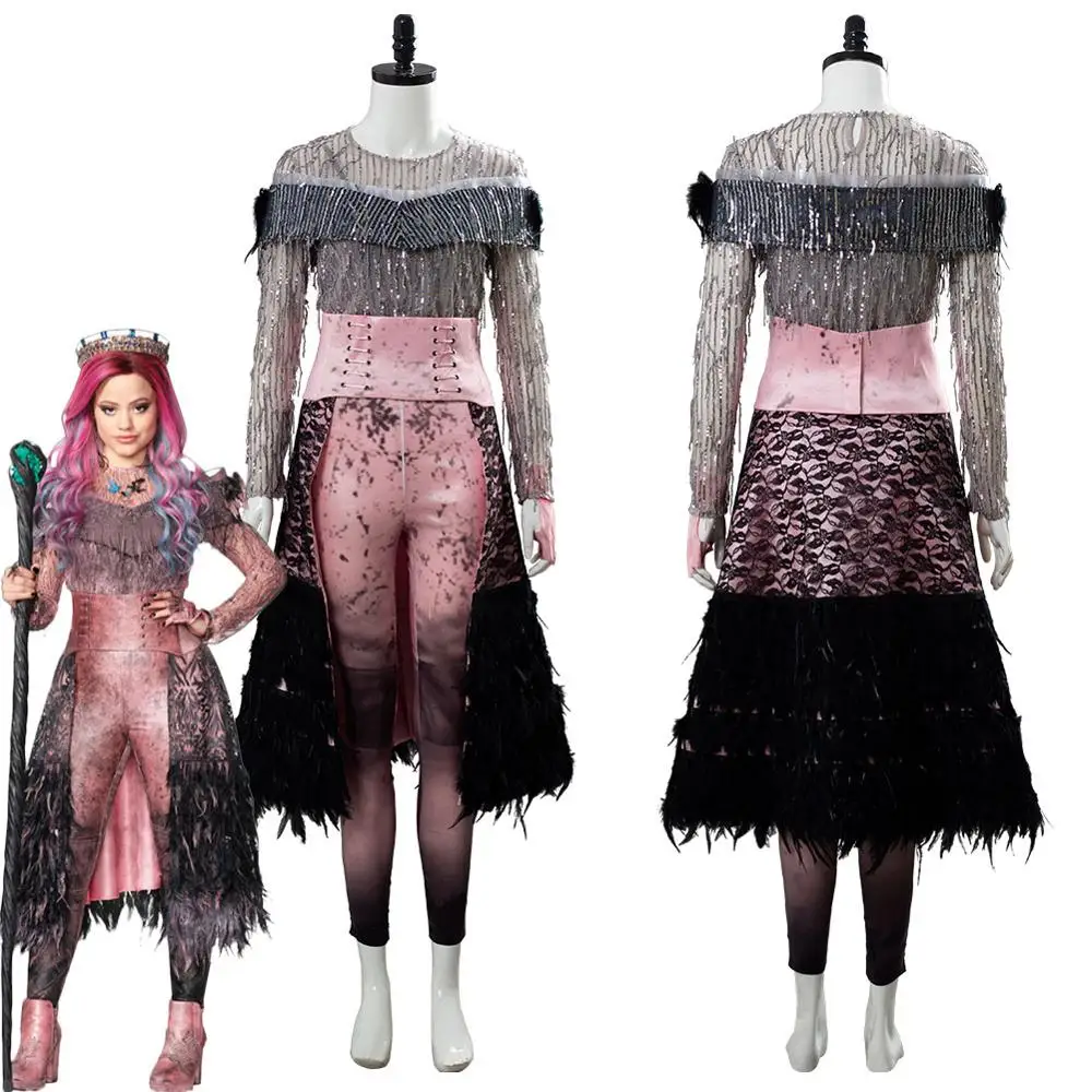 Изображением героев фильма наследники 3 Косплэй зла Одри костюм полный наряд для