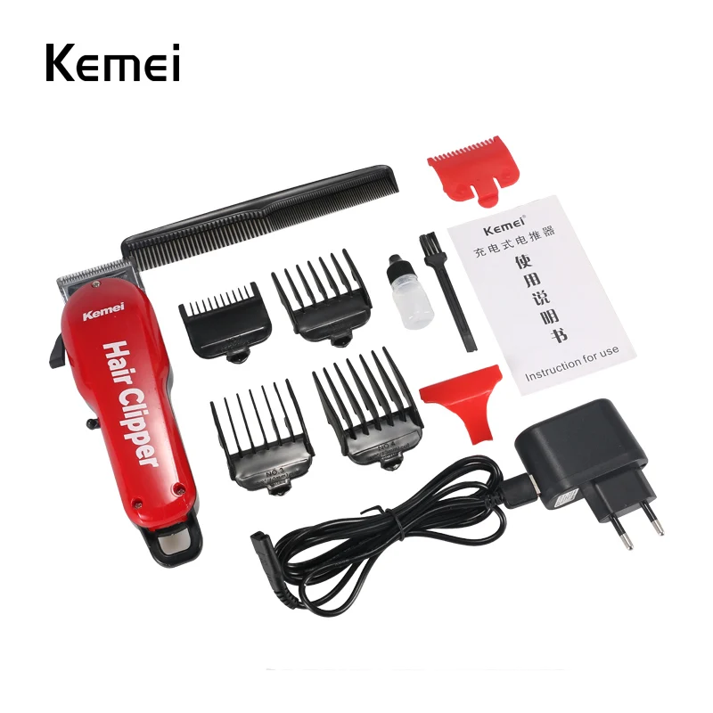 

Kemei-706Z Professional Hair Clipper Rechargeable Electric Hair Cutter Shaving Machine For Barber Salon Hair Trimmer Razor
