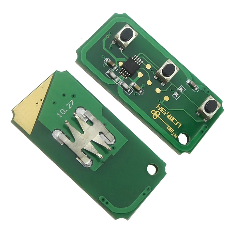 Складной ключ OkeyTech с 3 кнопками модифицированный дистанционный 433 МГц FO21 Blade 4D63/4D60