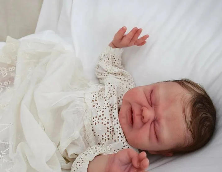 

Кукла реборн Реалистичная, комплект из 17 необработанных пустой куклы Винсента для сна новорожденного, 17 дюймов