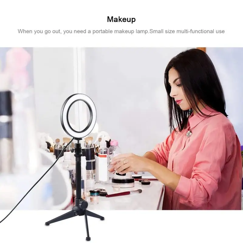 12 см 16 видео светильник с регулируемой яркостью светодиодный для селфи кольцевой