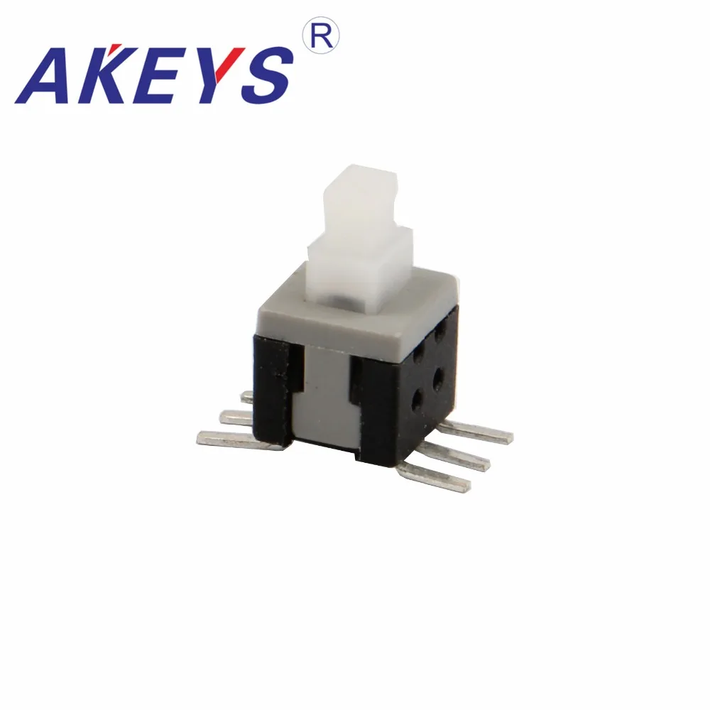 10 шт. электрический выключатель с высокой головкой и защелкой кнопка жизни