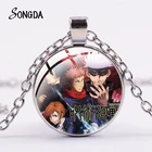 Ожерелье Kaisen с японским аниме юдзюцу, художественная подвеска с фотографией, длинная цепочка, колье на шею для детей, ювелирные изделия, подарки