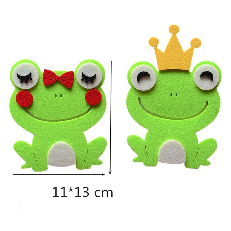 1 шт. Шерсть Войлок животные 3d настенные наклейки декоративные Сделай Сам Детская