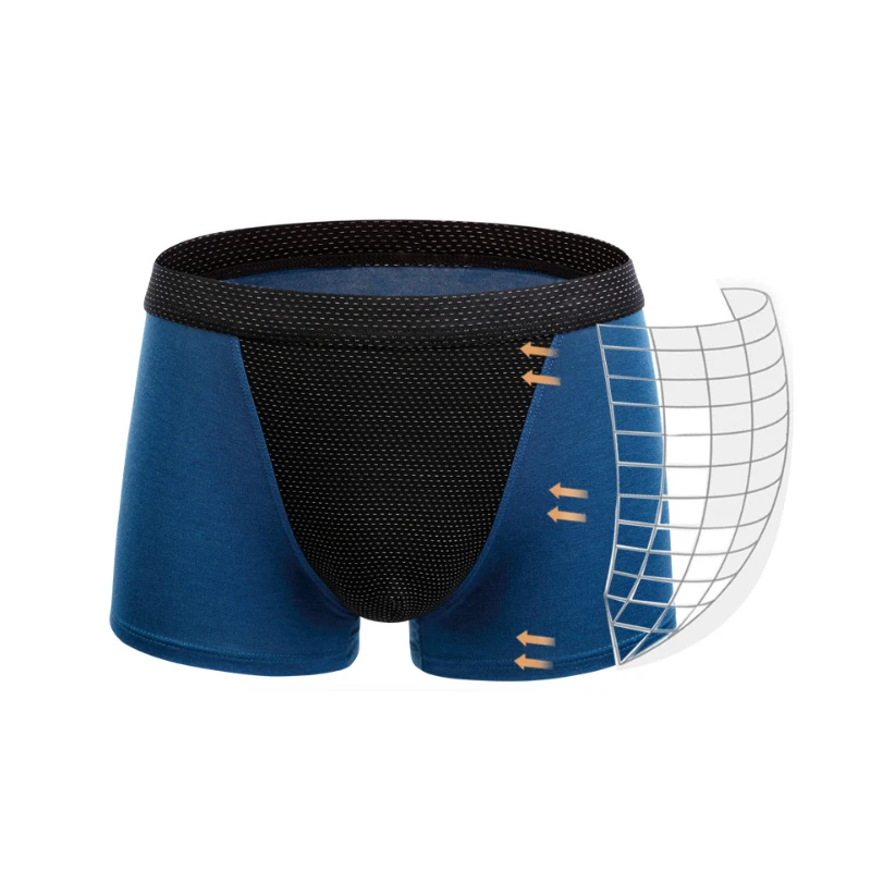 

Male Underwear Panties Shorts Excellent Quality Men Skin-friendly Cotton Underpants HOMME Size From L-3XL