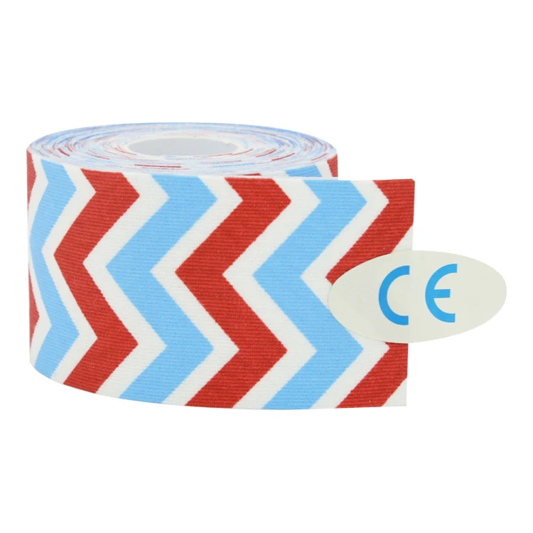 Sport Tape Neon 5 м эластичная спортивная повязка, лента для защиты колена, самоклеющаяся, хлопок, эластопласт, повязка, Кинезиология мышечная лента для ног, лодыжки - Цвет: Sport Tape Neon