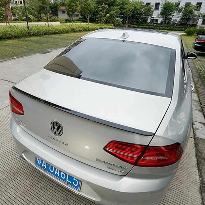 

Спойлер для VW passat B8, заднее крыло автомобиля из АБС-пластика, неразрисованный задний спойлер грунтового цвета для Volkswagen passat B8, спойлер 2017 +