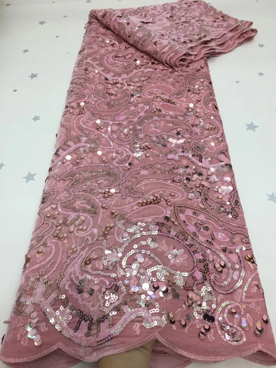 

Французская кружевная ткань с блестками, вышитая Тюлевая сетчатая кружевная ткань, Высококачественная фатиновая кружевная ткань FJ4356