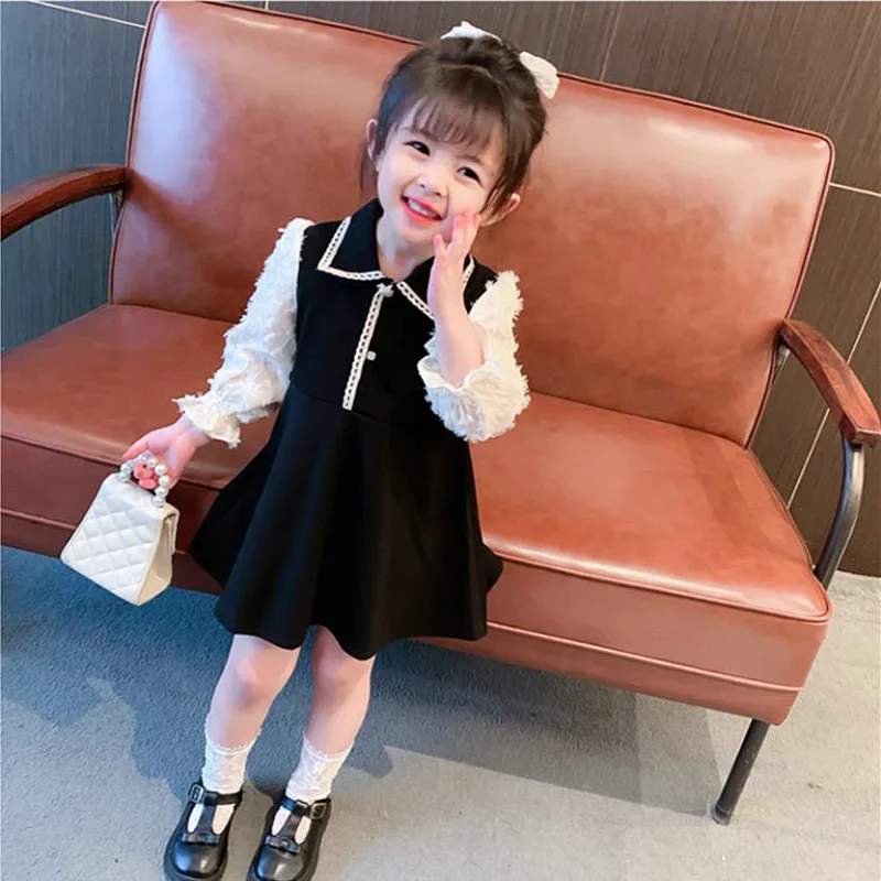 Ropa con patr&oacute;n para ni&ntilde;os, vestido de princesa para ni&ntilde;a de 2 a 7 a&ntilde;os, ropa de algod&oacute;n, disfraz para fiesta de cumplea&ntilde;os-0