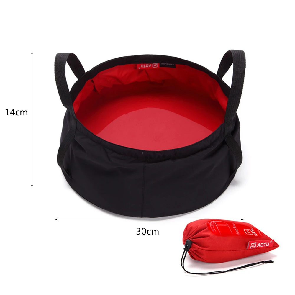 Портативная складная корзина для мытья ног AOTU л|Мешки воды| |