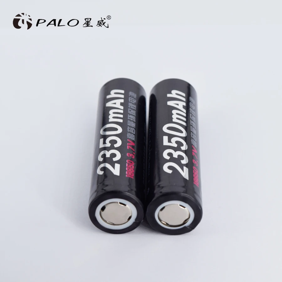 PALO 6 шт. литиевая батарея 18650 аккумуляторная 3 7 в батареи для Panasonic фонарик