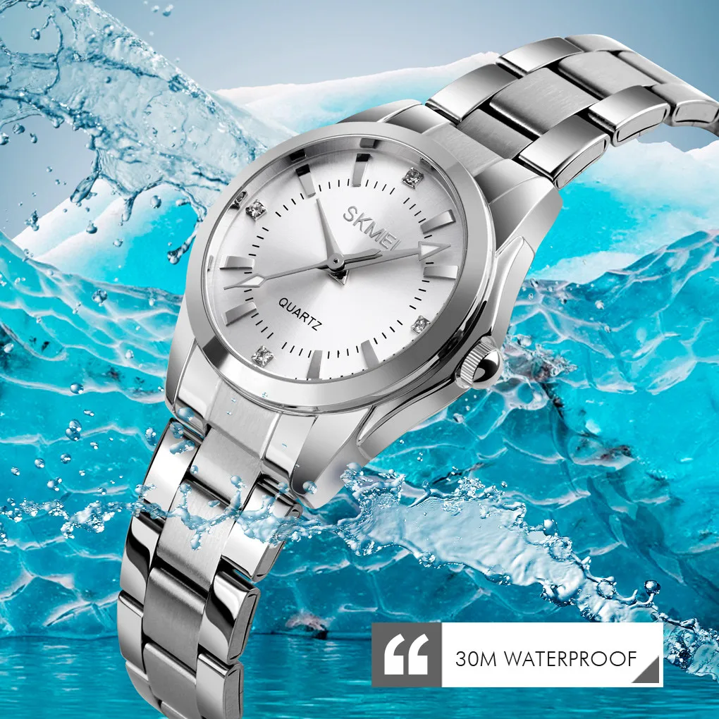 

horloges dames Daily Classic small disc ladies watch simple skmei style ladies watch stainless steel band watch reloj 5*
