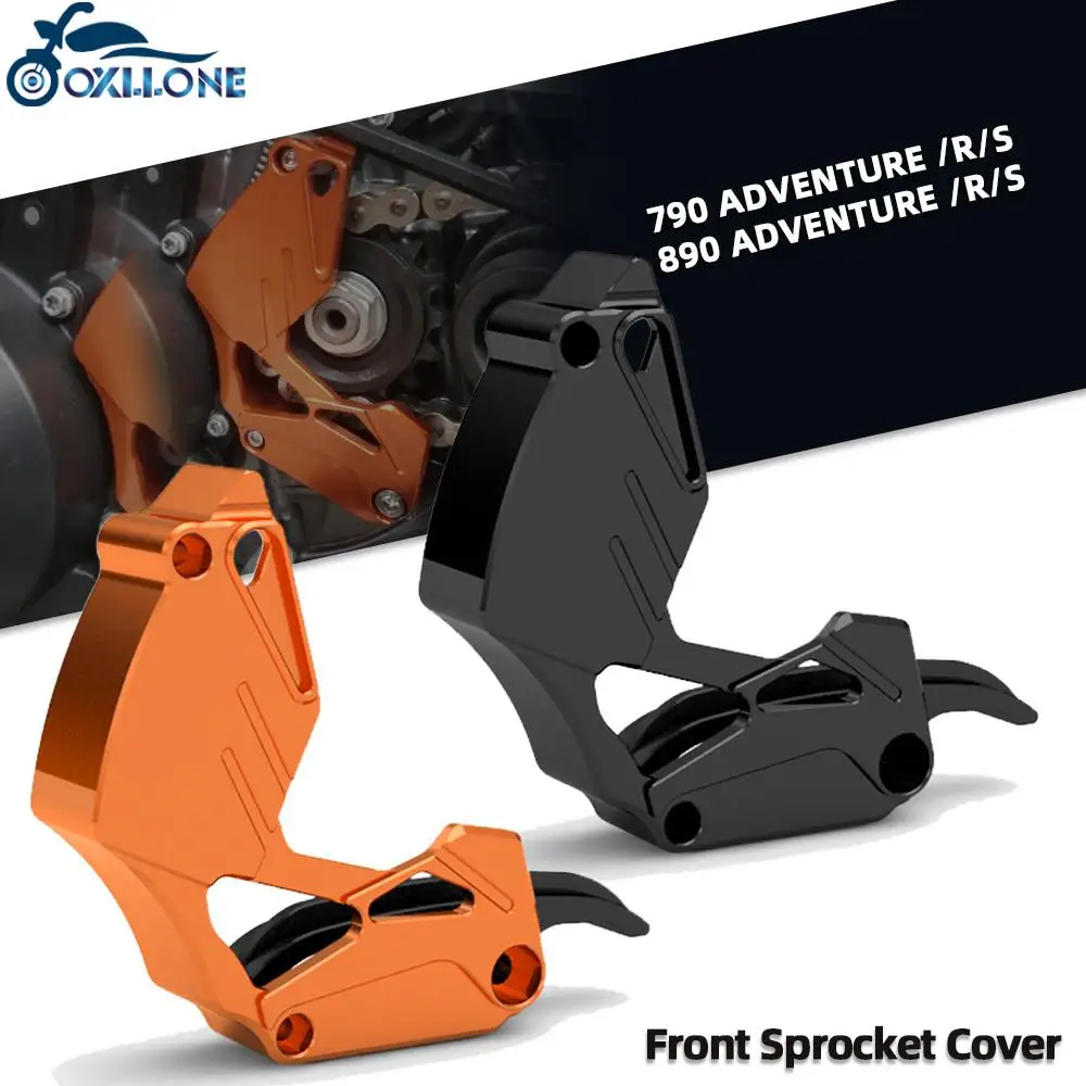 

Motorcycle CNC Aluminium Front Sprocket Cover FOR 790 ADV 790 ADVENTURE R S 890 ADV 890 ADVENTURE R S 2019 2020 2021