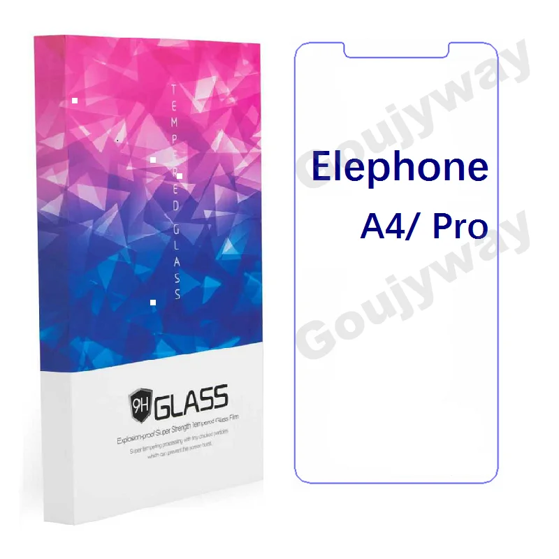 Elephone A4 закаленная стальная пленка Переднее стекло защитное закаленное для Pro