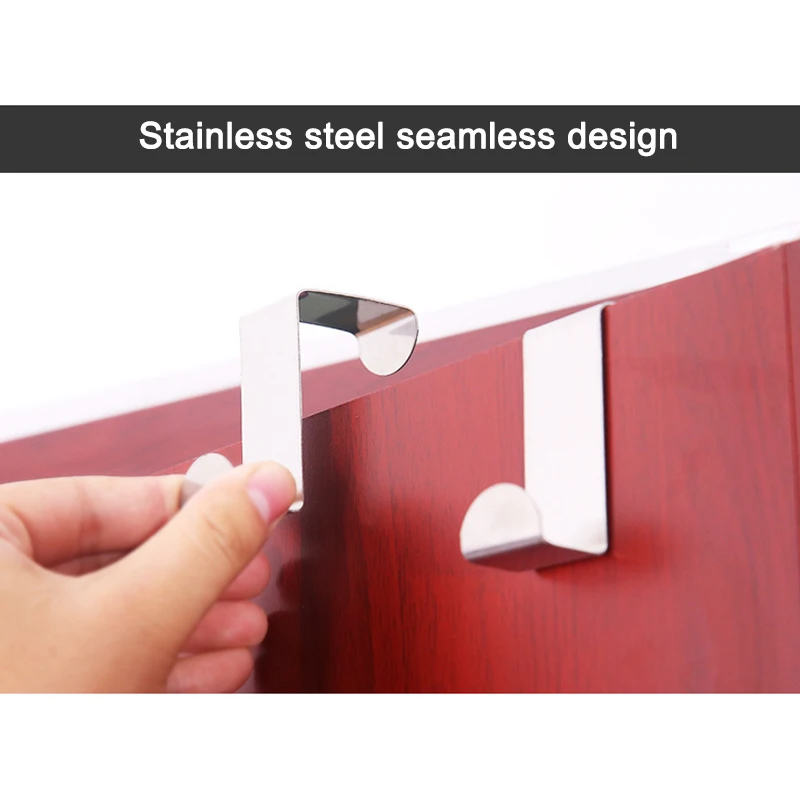 

10 Pcs Wall Hook 22Lb(Max) Reusable Hook Waterproof and Oilproof Bathroom Kitchen Heavy Duty FP8