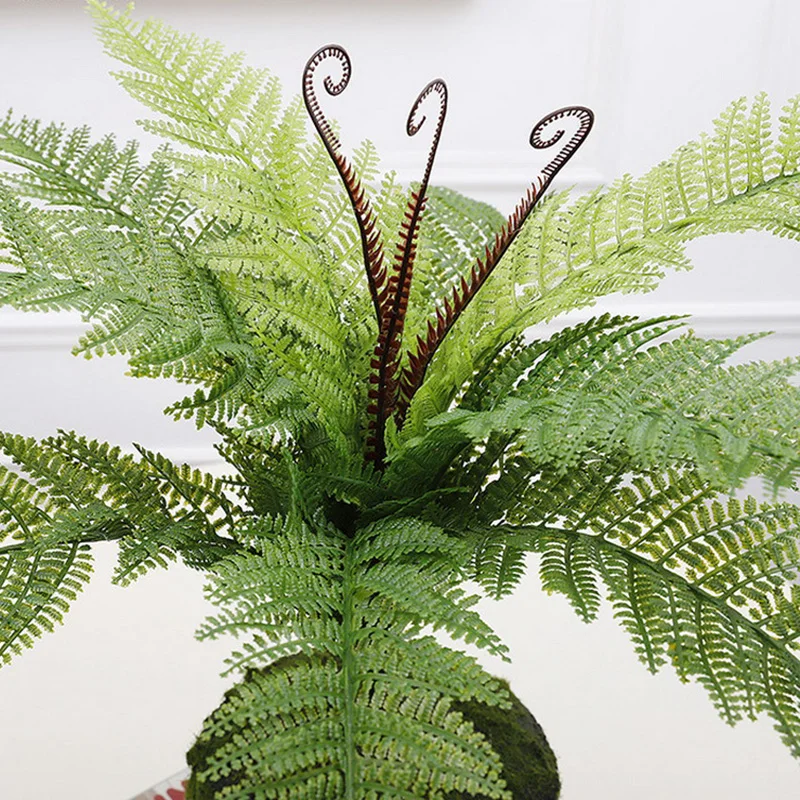 

Simulation Green Ferns Pants Persian Grass Home Wedding Decorations The wedding environment creates a beautiful green atmosphere