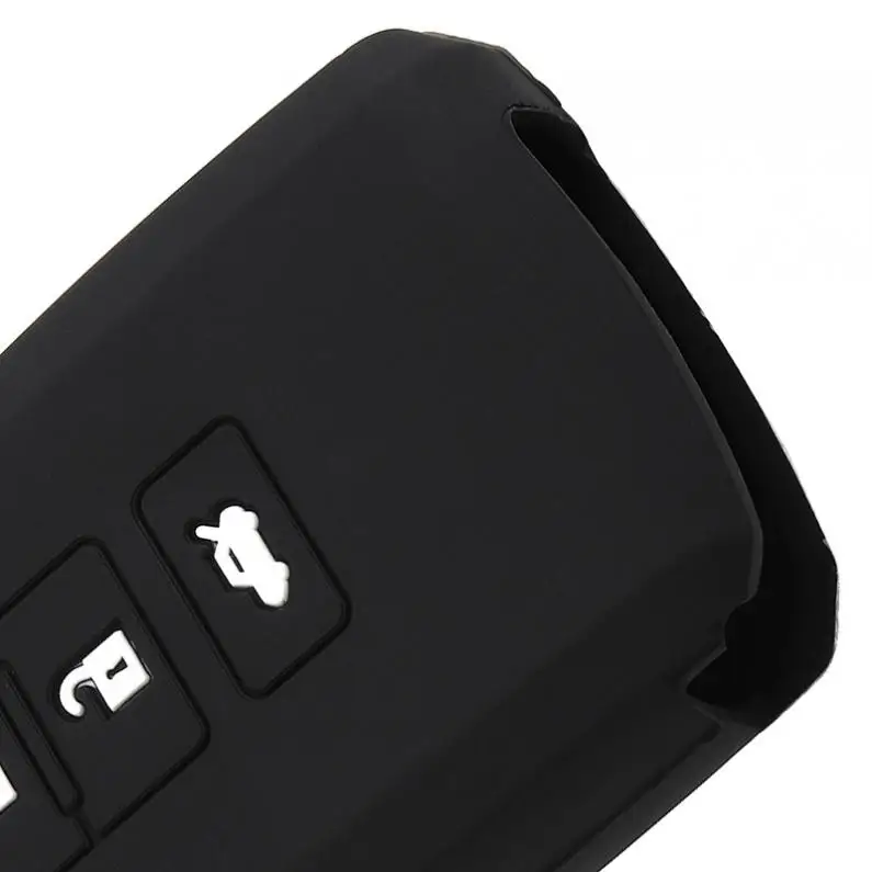 1 шт. 3 кнопки силиконовый умный чехол для дистанционного ключа от машины защитный