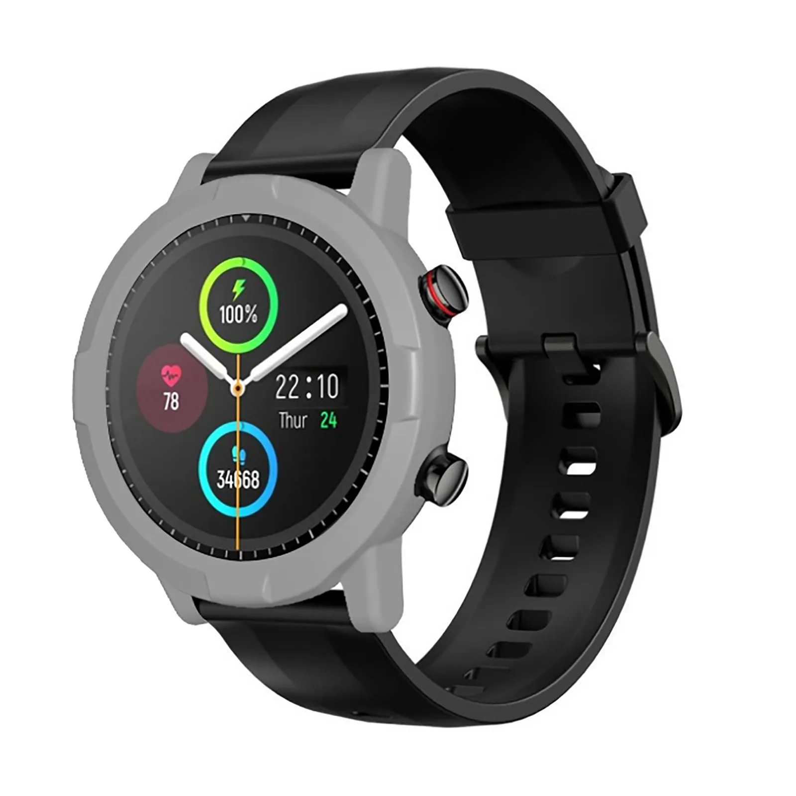 

For Haylou-LS05S Smart Watch Color Protective Case PC Hard Case