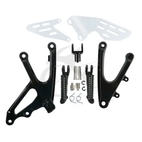 

Motorcycle Accessories Front Rider Footrests Foot Pegs Bracket For YAMAHA YZF R1 YZF-R1 YZFR1 2007-2008