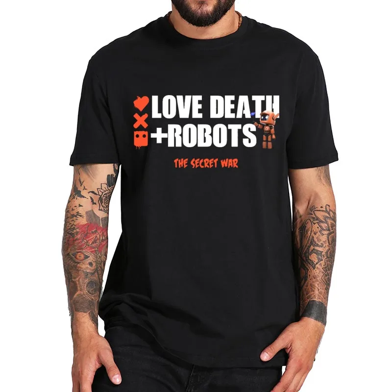 

Love Death&Robots T Shirt Science Fiction Series Short Film Animation T-Shirt Cool Comfortable Crew Neck Tee 100% Cotton