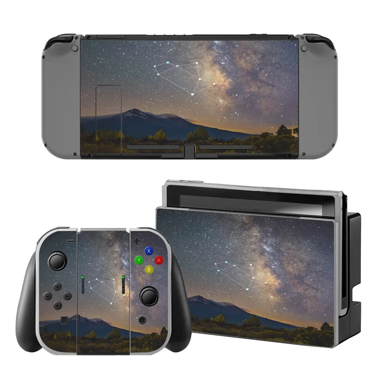 Белый Наклейка для кожи с переключателем для Ns Switch консоли контроллера геймпад Joy-con крышка виниловая наклейка - Цвет: Белый