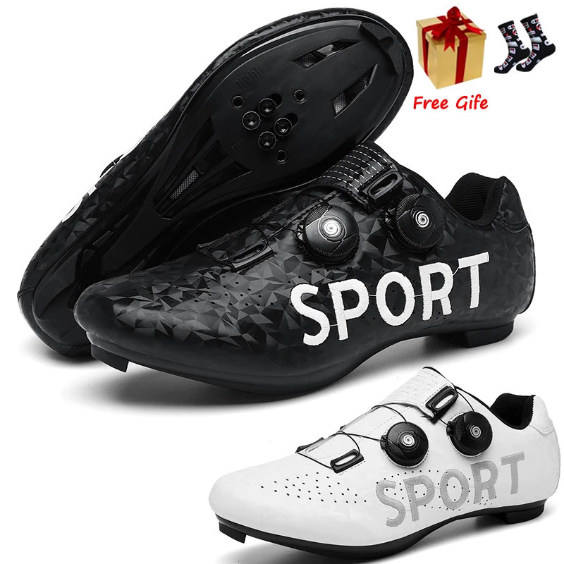 Sports Winter Clit Route MTB Dirt Cleat Cycling Shoes Men Speed Road Bike Sneakers Racing Women Bicycle Flat Mountain Boots Spd