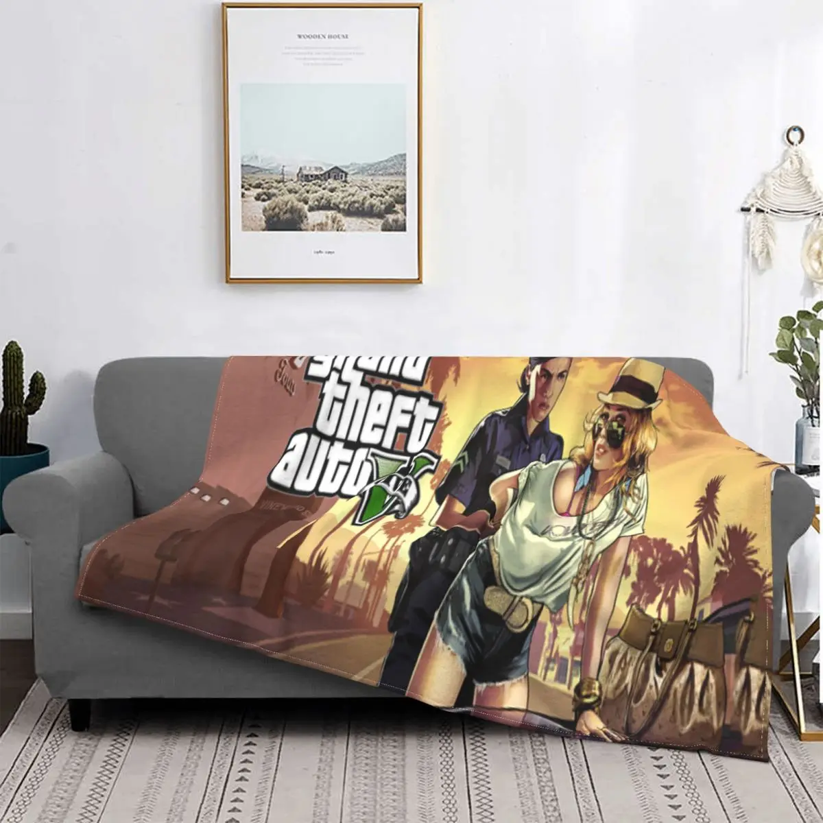 Лидер продаж фланелевое одеяло Grand Theft Auto V Gta S 2Xl |