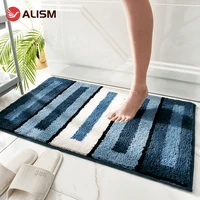modern simplicity thicken flocking entrance doormat non slip water absorb bath mat foot mat home decor floor carpet kitchen rug