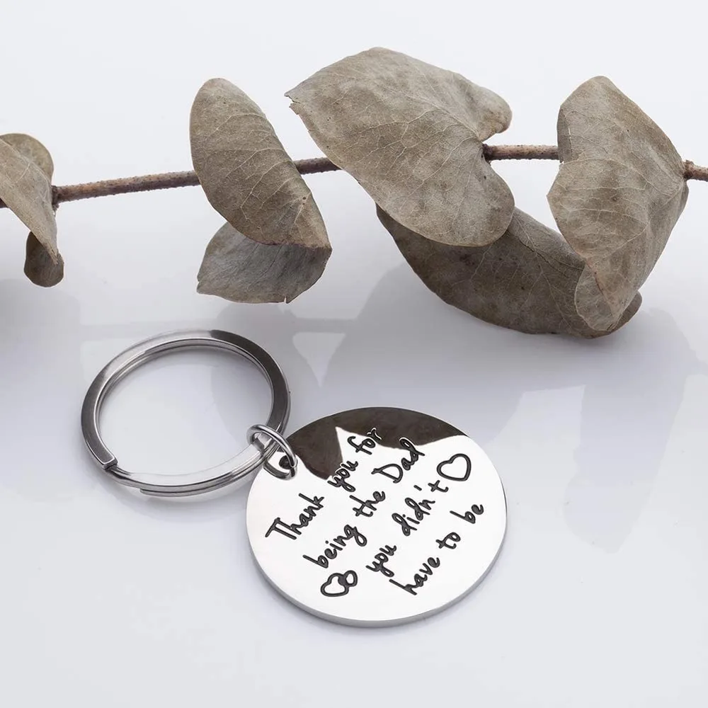 Подарок на день отца брелок для папы шаг папа свадебные подарки невесты жениха от