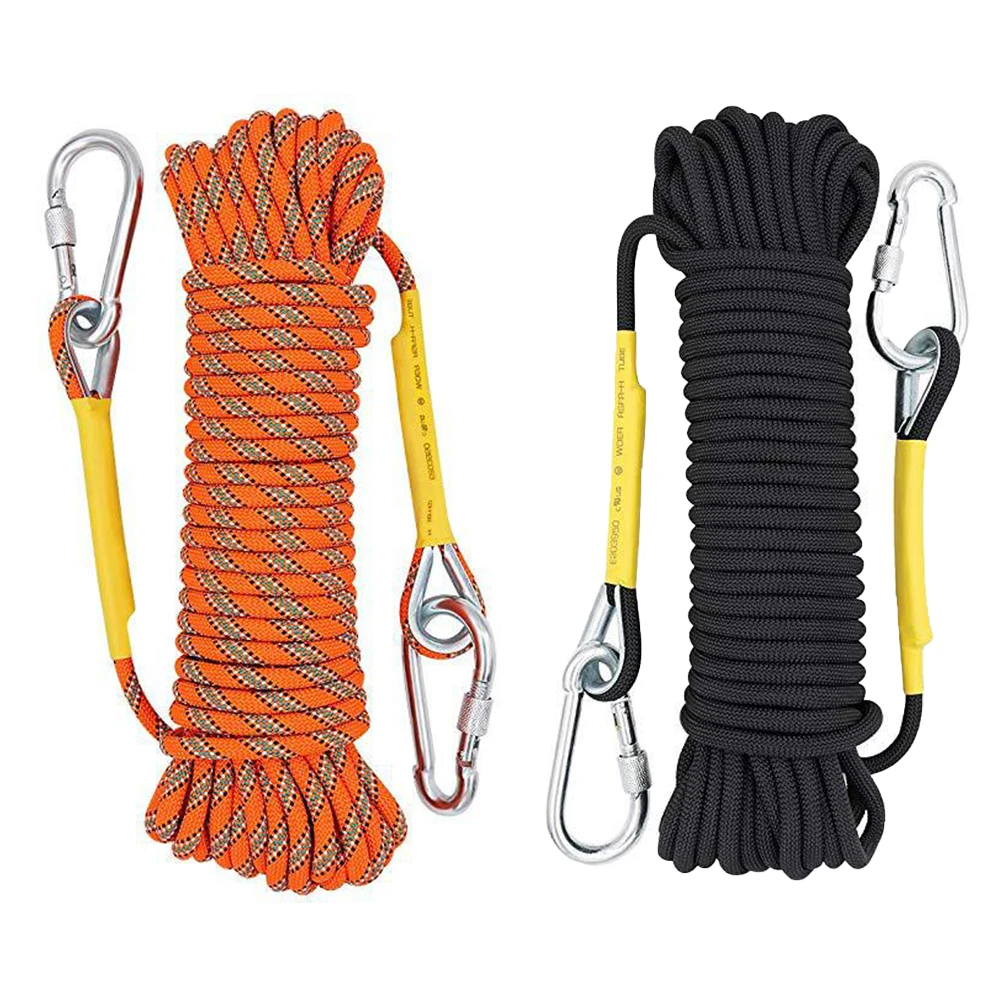 

1pcs 20M Rock Climbing Safety Sling Cord Rappelling Rope Equipment For Outdoor Sport Hiking High Strength Accessories Rope
