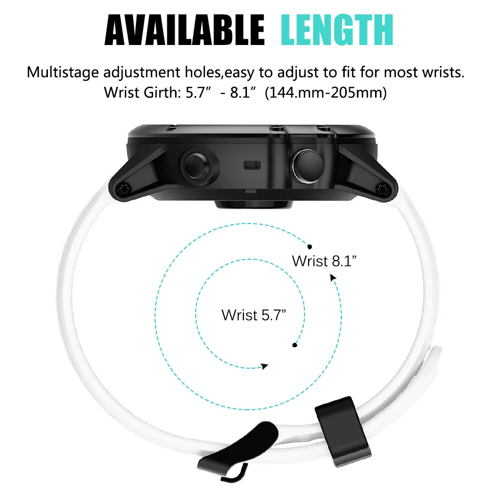 Honecumi для Garmin Fenix 3/Fenix 3 HR/Fenix 5s силиконовый ремешок умных часов сменный