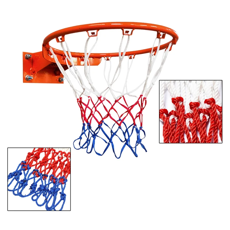 

Durable Nylon Thread Sports Basketball Hoop Mesh Net Standard Size Backboard Rim Ball net standard