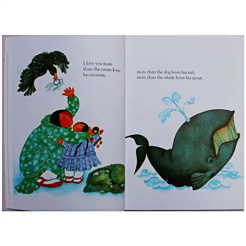 Мама вы любите меня Барбарой М. Учебная книга Joosse с картинками на английском