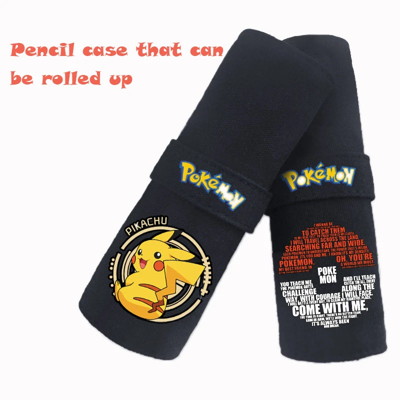 

Pokemon Pikachu Elf Ball Reel Pencil Case Stationery Case Anime Peripheral Pencil Case School Supplies Birthday Gift